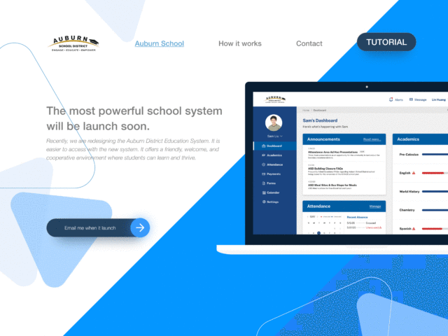 School  System Redesign | UX Case Study
